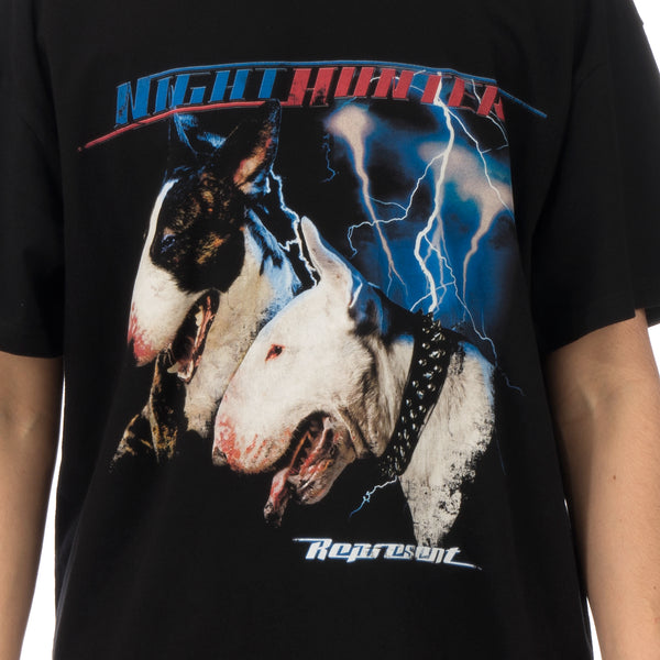 REPRESENT | Night Hunter T-Shirt Jet Black - Concrete