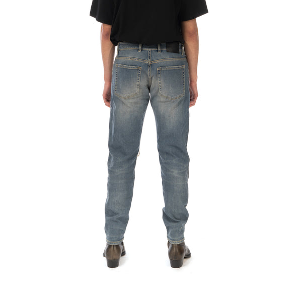 REPRESENT | Relaxed Underwork Denim Light Indigo - Concrete