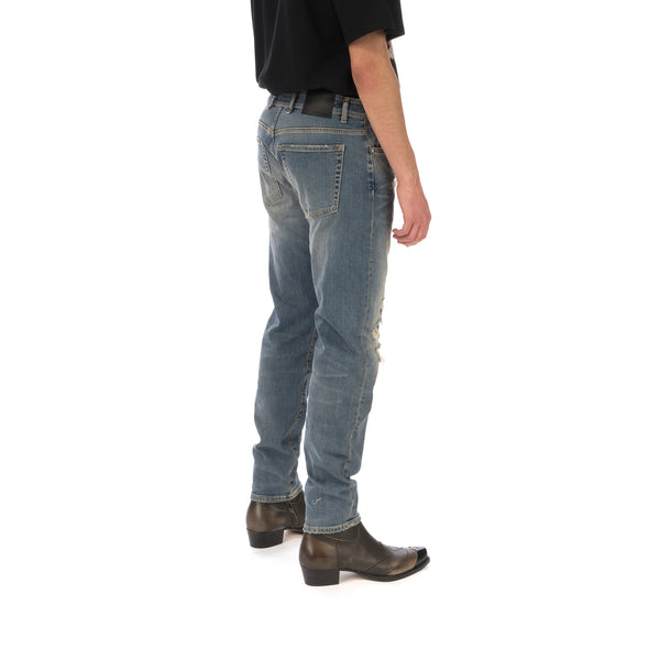 REPRESENT | Relaxed Underwork Denim Light Indigo - Concrete