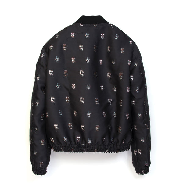 SaintPaul | Bombers Mask Jacket Black - Concrete