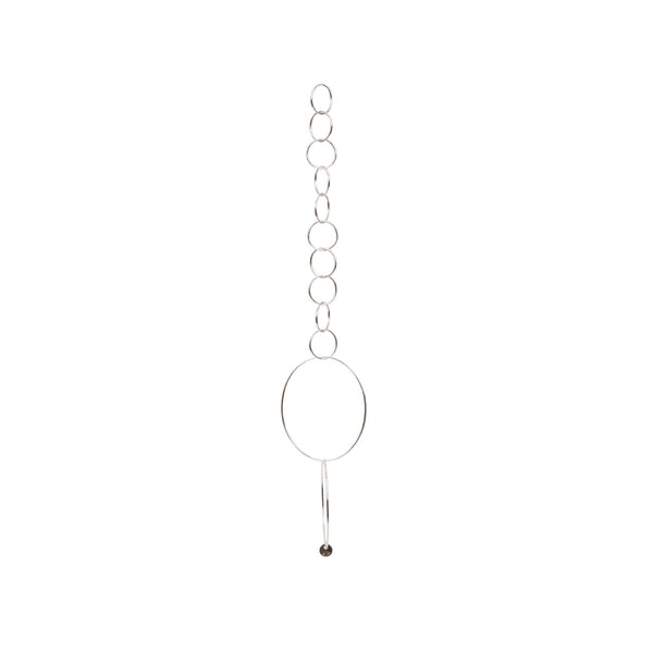FACETASM | x Vibe Harsløf Double Bangle (10 rings) Silver - Concrete