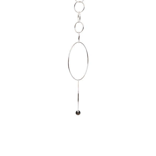 FACETASM | x Vibe Harsløf Double Bangle (10 rings) Silver - Concrete